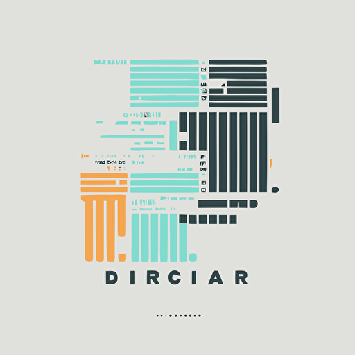A minimalist vector logo of a code documentation in minimal colors