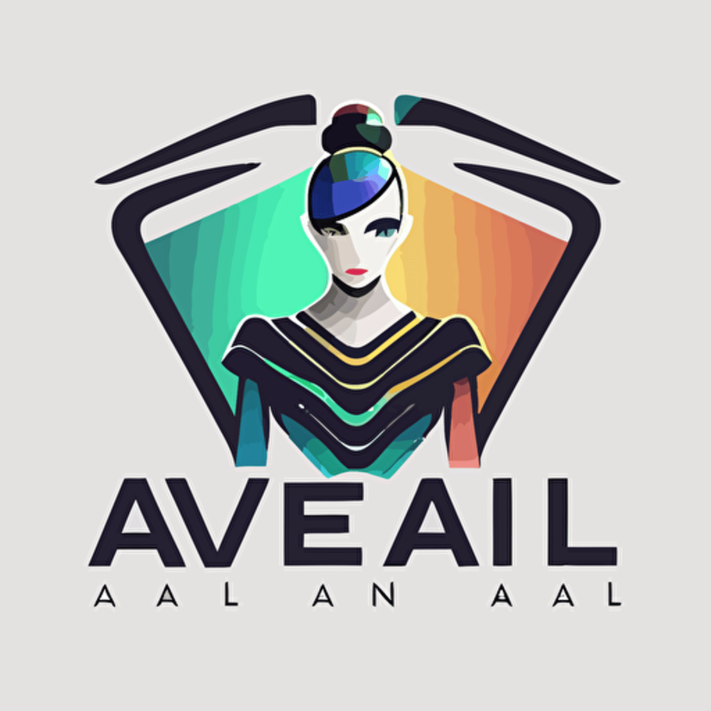 logo for virtual personal assitant called EVA. Logo should be mostly text, modern and approachable. behind the text , there is a vector of a sleek robot holding hands with students