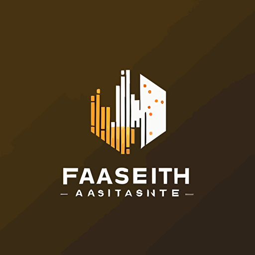 logo design for a fintech startup, minimalist, flat, vector , modern