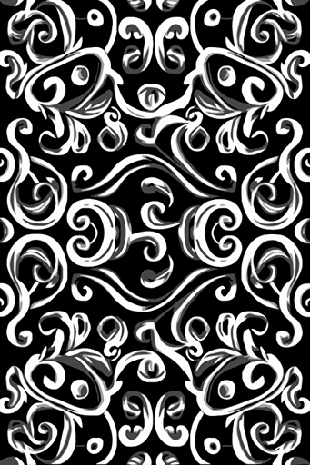 svg, vector, black and white, greek ethnic pattern