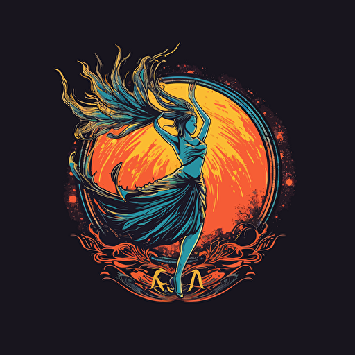 vector logo for a dance event