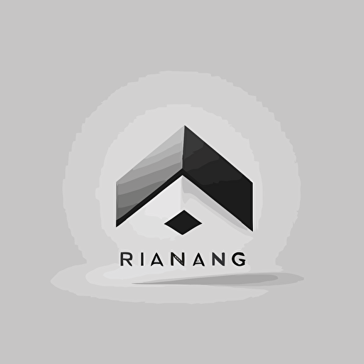 minimalist iconic logo of roofing black vector, on whit backgroynd