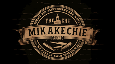 logo, butcher, white background, vector, name of brand "Häcker",