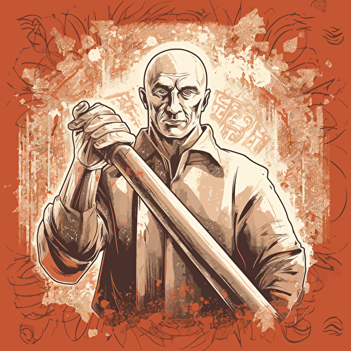 Putin holding hammer in Obey theme, vector, highly detailed, gritty