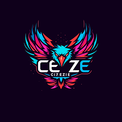 Simple CZE vector logo