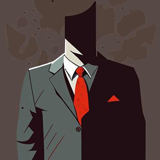 flat vector art, wallpaper of suit and ties