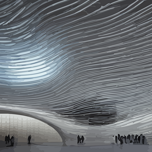 extremely detailed awe ornate stunning beautiful futuristic smooth curvilinear elegant museum interior zaha hadid translucent gills stunning volumetric light stainless steel concrete translucent material beautiful sunset hyper real 8k colorful 3d cinematic volumetric light atmospheric light