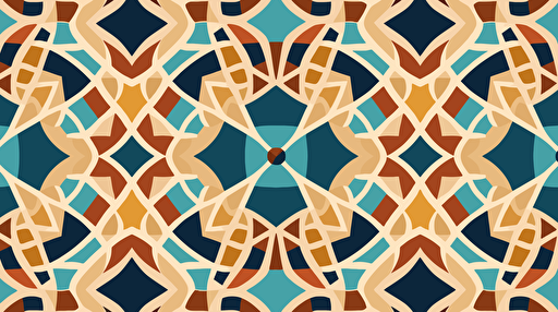 contemporary arabic geometric patterns. vector drawing.