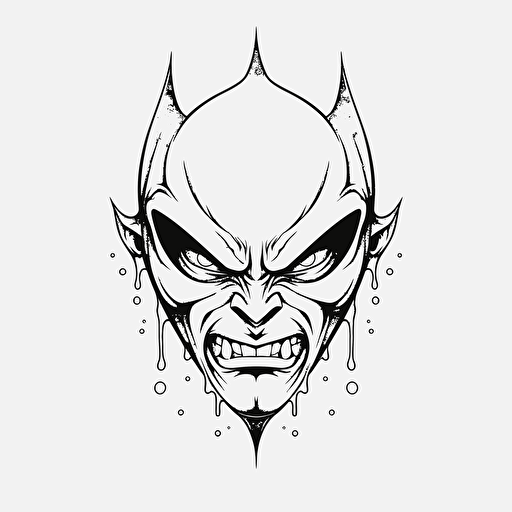 a water drop angry superhero bust, minimalism concept art, vector draw, revenge, black and white, coloring page, outline only, intricate details, powefull