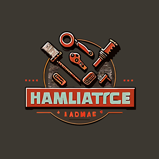 Hardware tools simple vector logo