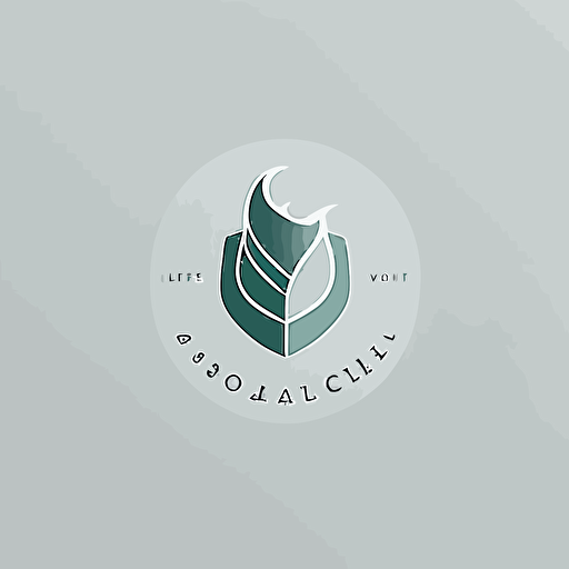 a clean and simple logo, school logo, vector logo, combines modern and minimalistic design, simple minimal, smooth