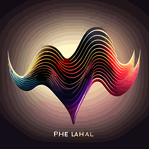 Pulse wave logo vector creative sound waves logo concept design template