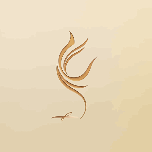 Minimalist abstract logo with the oriental feel and flourish, vector logo design, logo design for obstetrics and gynecology, successful branding