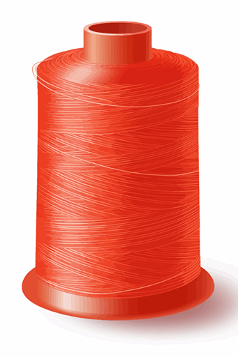 vector illustration of a single color thread weaving pattern, isolated on white background, vector flat design