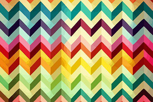 Missoni zig zag pattern in 8 soft colors, vector, fun, vivid