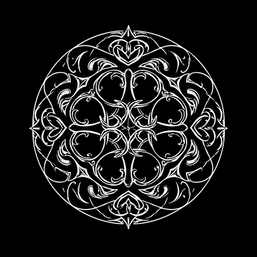 gothic, simple, black and white, logo vectors