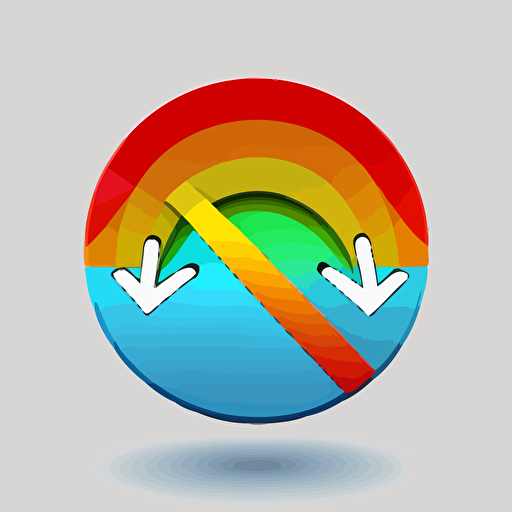 a funny vector symbol for not being straight