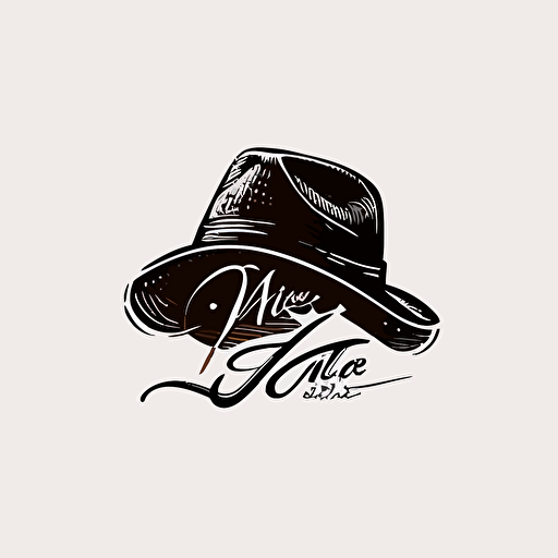 Logo with three cursive letters ALC must be a vector image and must be simple for a hat design