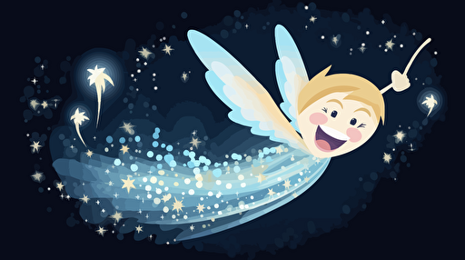 stock image popular tooth Fairy. vector art trend.