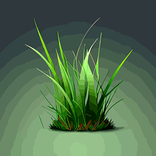 grass vector simple, 2d vector