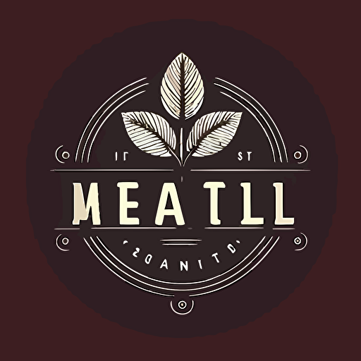 lat vector minimalistic logo, wine festival