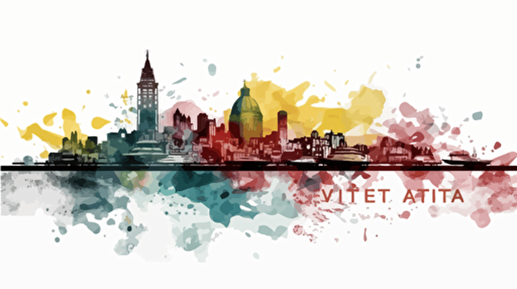 vector valleta malta skyline, bosphorus, white background, png