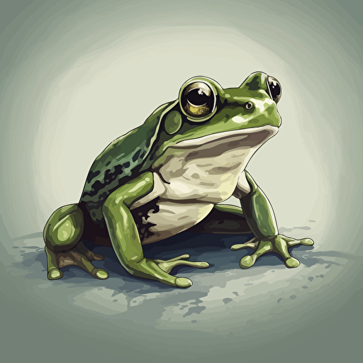 vector illustration frog