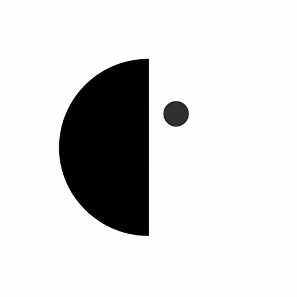 black and white, simple poll vector symbol