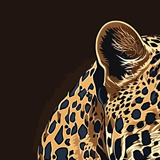 vector illustration of a jaguar