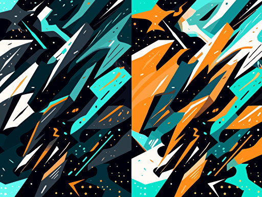 2 tone vector patterns modern sharp fluid lightning
