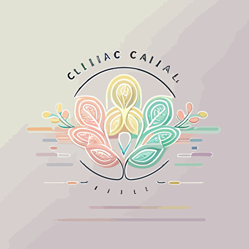 create a 5 colours vector line pastel logo using the concept of cultural connections, modern