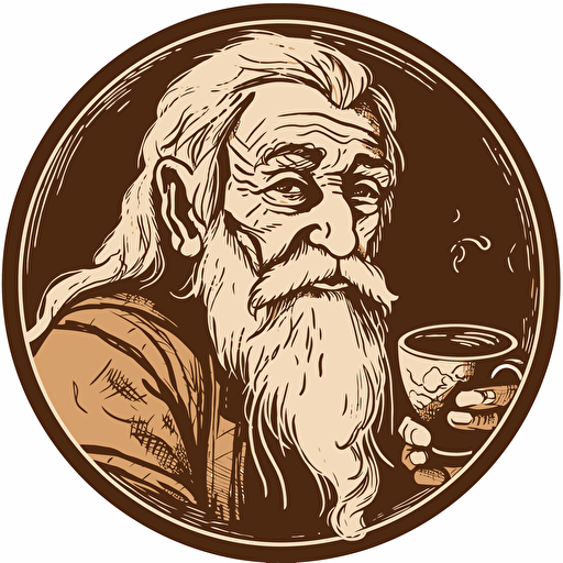 logo, vectorized, a wise man who was a professional coffee maker for his birthday party last week at his place and his family has to an old one of us so