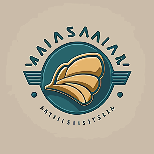 design a minilamist school logo that deals with technology and innovation, vector art, minimalist, solid colors