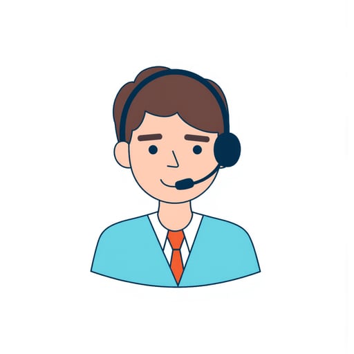 a customer support person 