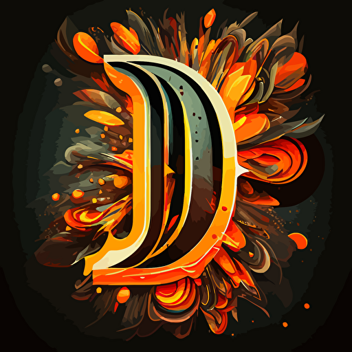 vector with the letter "J"