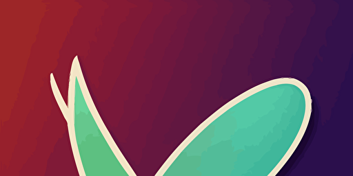 beautiful simple two colour vector logo for plants, hummingbird, fruits, vector, logo, denoise