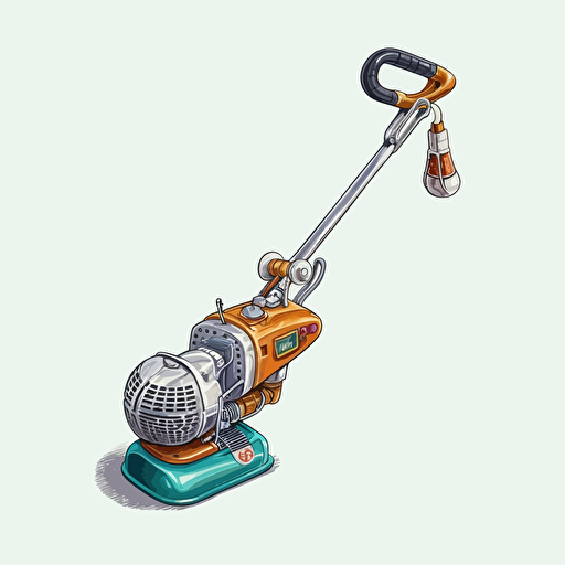 vector art string trimmer gasoline powered