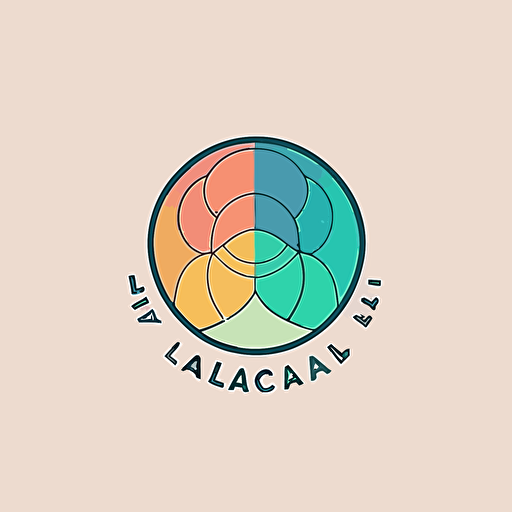 I would like a flat vector logo for my AI-driven medical technology company that incorporates a circle, gradient, and elements related to law and artificial intelligence in a simple and minimalistic style. Use modern and tech-inspired colors like. The logo should be clean, memorable, and easily recognizable, reflecting the essence of the AI-driven law technology field.