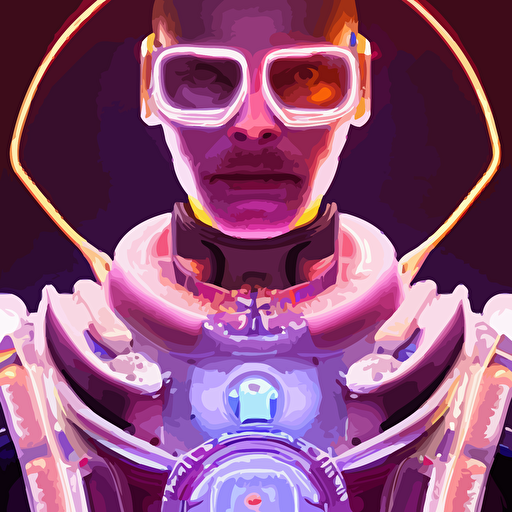 centered symmetrical portrait persian cyberpunk cyborg surgeon glowing cybernetics hyperdetailed digital painting trending artstation cel shading style cg society hyperdetailed digital painting hypermaximalist golden ratio volumetric octane render weta digital micro details 3d sculpture