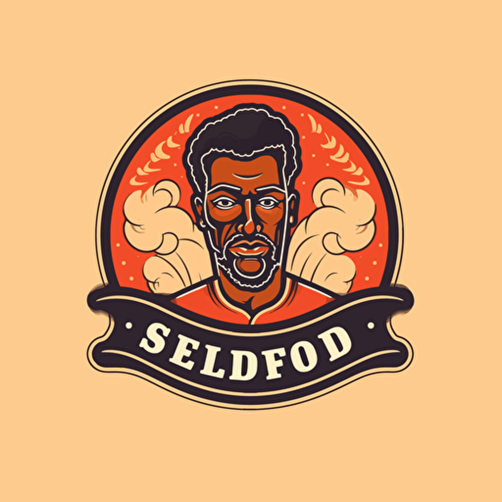 soul food vector logo 2d