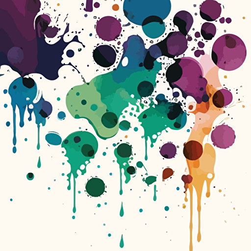 watercolor splatter, tile, pattern, vector image