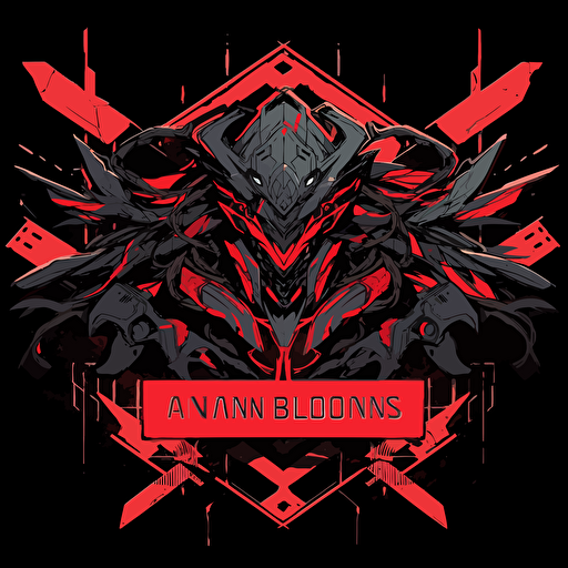 abandon labs logo, vector, red and black