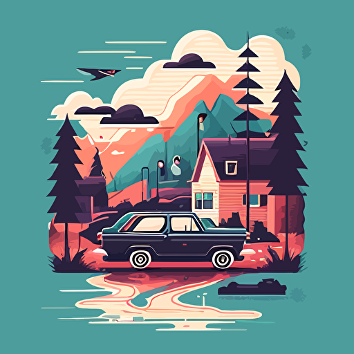 flat vector illustration