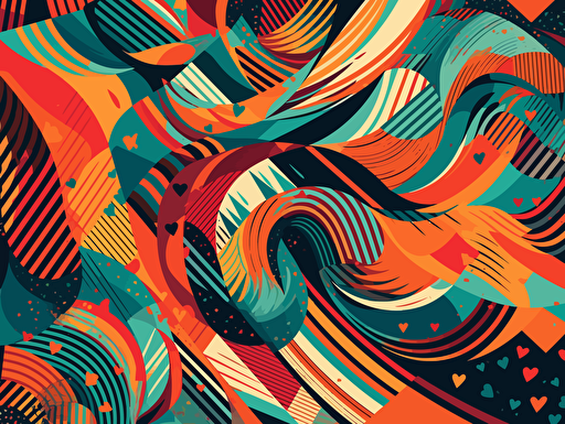 virgil vector colourful patterns modern sharp 2 tone