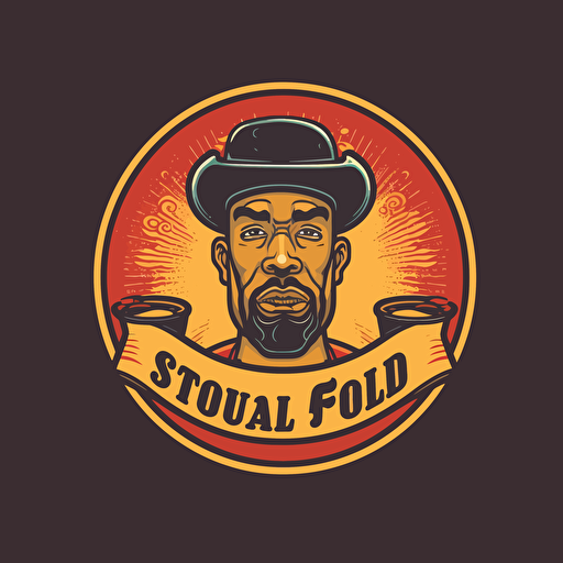 soul food vector logo 2d