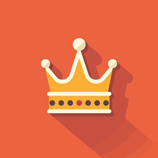 minimilastic crown shape icon, vector,