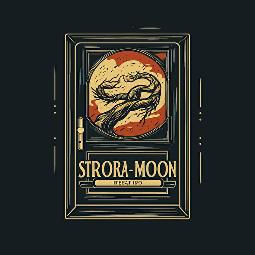 vector logo for a company called storm door pro