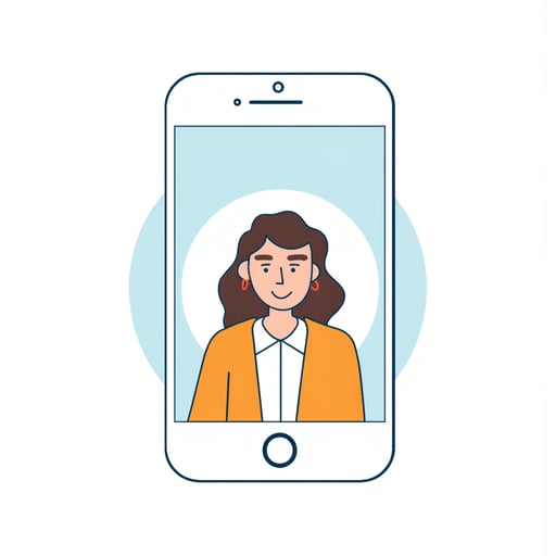 a woman inside a mobile 