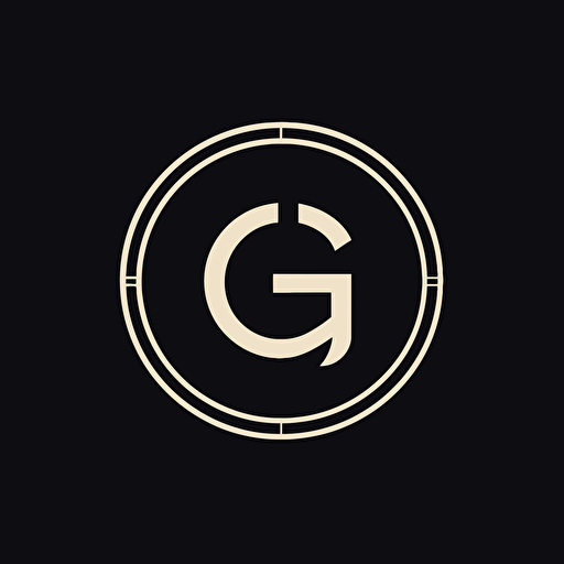 a lettermark of the Letter G I O, logo, serif font, vector, simple, jewelry logo