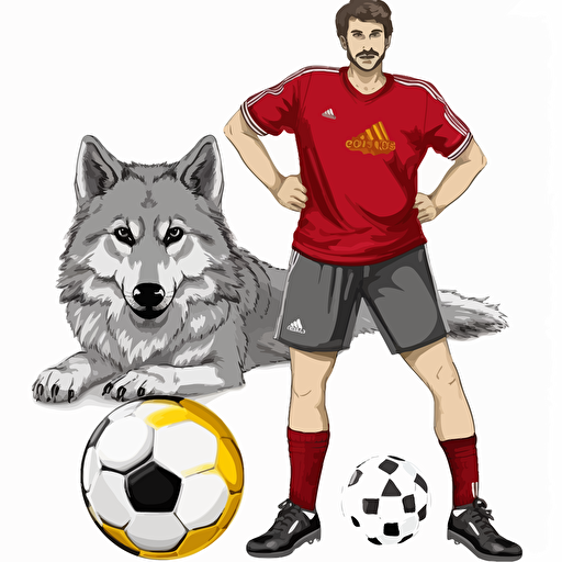 make a vector sports logo of a mythical Shark-Wolf creature for a soccer team called “the wolf-sharks”